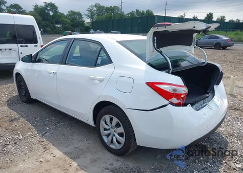 2016 Toyota Corolla Le from USA, damaged, VIN 2T1BURHE4GC607486